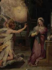 The Annunciation by Peter Candid