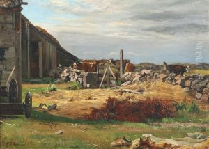 "Ved Skovloberhuset. Fra Sverrig"