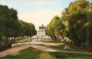 Folkeliv i parken ved Fredensborg Slot Folkeliv i parken ved Fredensborg Slot