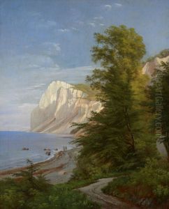 View of Mons Klint. by Carl Frederik Aagaard