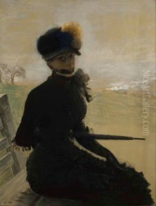 La femme aux pompons by Giuseppe de Nittis
