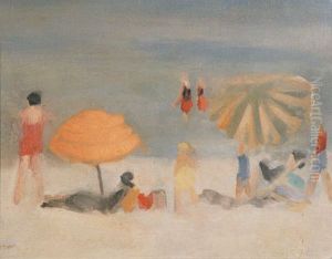 Beach Scene by Clarice Beckett