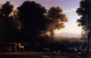 Erminia and the Shepherds by Claude Lorrain (Claude Gellee)