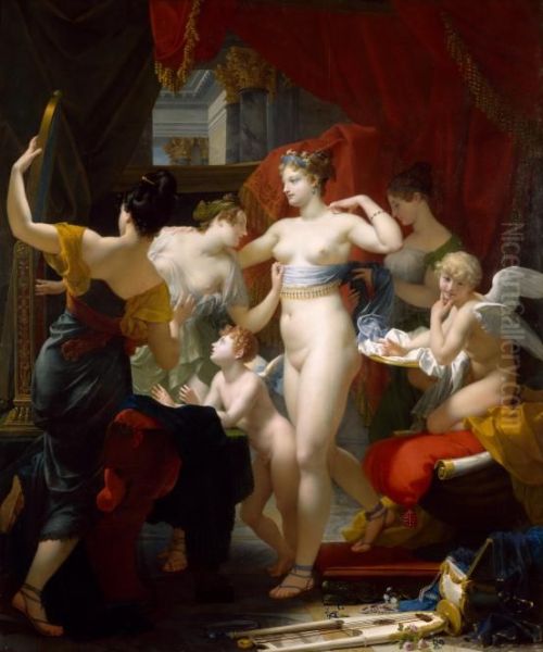 Lit,"La toilette di Venere"label QS:Lfr,"La Toilette de Venus"label QS:Len,"The Toilet of Venus"label QS:Lru,"Tualet Venery"label QS:Lde,"Toilette der Venus" by Jean-Baptiste Regnault