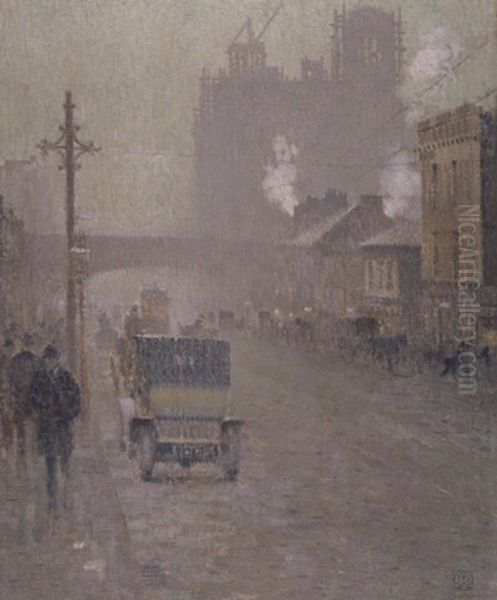 Oxford Road, Manchester in 1910. - view 1