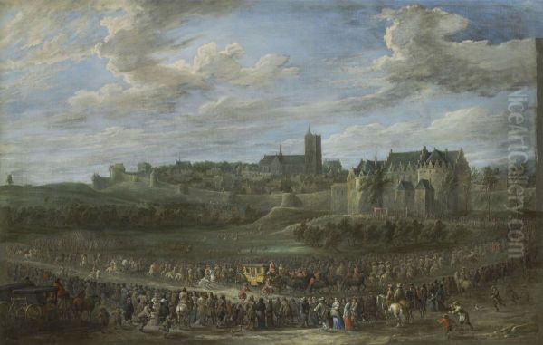 Entry of a princess into Brussels - view 1