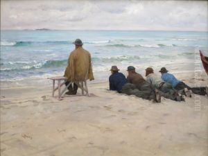 On the Watch, Jaeren by Eilif Peterssen