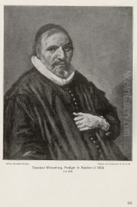 Portrait of Theodorus Wikenburg by Frans Hals