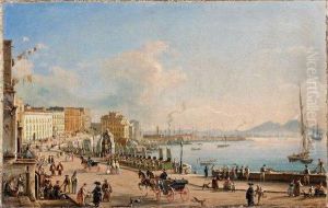 Le Port De Naples by Salvatore Candido