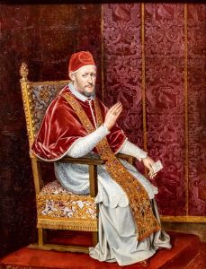 Portrait of Pope Innocent X by Wolfgang Heimbach