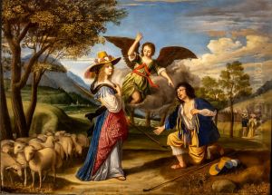 Die Begegnung von Jakob und Rahel by Wolfgang Heimbach