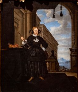 Bildnis von Konigin Christina von Schweden