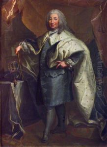 Konung Fredrik I av Sverige, 1676-1751 by Georg Engelhard Schroder