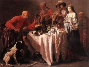Jacob reproaching Laban by Hendrick Ter Brugghen