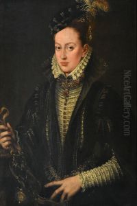 Portrait of a woman, possibly Margaetha of Habsburg (1522-1586) by Alonso Sanchez Coello