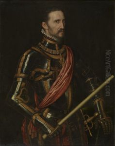 Portrait of Fernando Alvarez de Toledo, duke of Alva by Antonis Mor