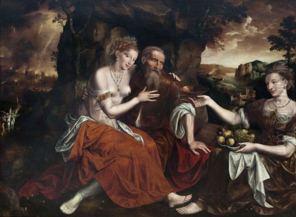 Lot and his daughters - view 1