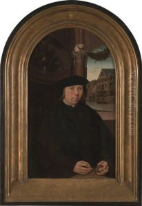 Portrait of Dirck Ottens Meerburg (....-....) by Cornelis Engebrechtsz.