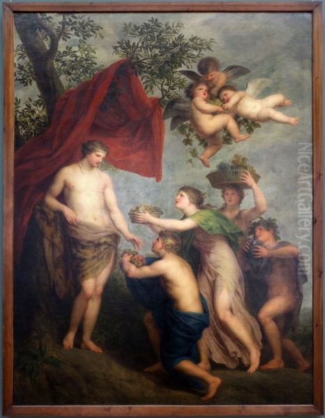 Offerings to Bacchus - view 1