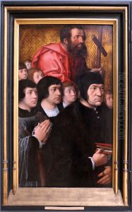 Portrait of Philippe Haneton with his seven sons and the apostle Philip Portrait of Philippe Haneton with his seven sons and the apostle Philip