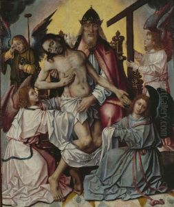 Triniteit by Rogier van der Weyden