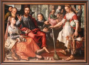 Christ in the house of Martha and Mary