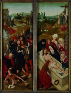 The taking of Christ by Master of the Brunswick Diptych