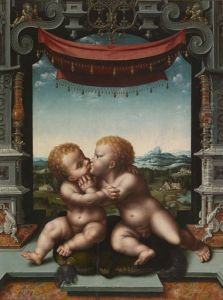 Christus en Johannes als kinderen Christus en Johannes als kinderen