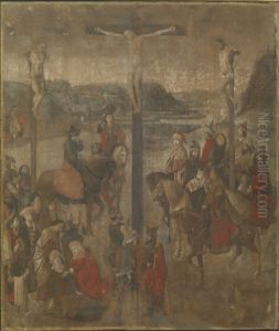 The Crucifixion by Dieric Bouts