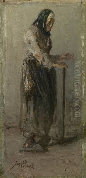Studie van een bedelares - view 1