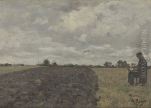 Bij Vries by Anton Mauve