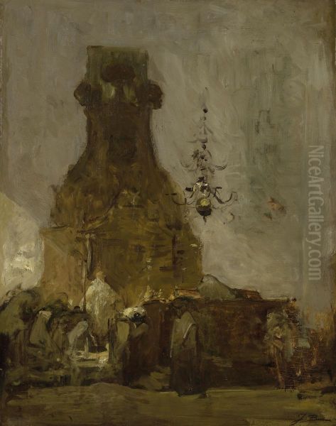 Interior of the Great or German Synagogue in The Hague - view 1