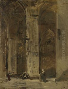 Kerk te Trier by Johannes Bosboom