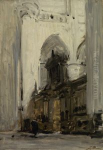 Koorhek van de Nieuwe Kerk te Delft by Johannes Bosboom