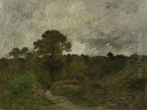 In the forest of Fontainebleau by Charles-Francois Daubigny