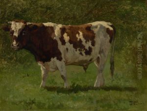 The spotted bull by Johannes-Hubertus-Leonardus de Haas