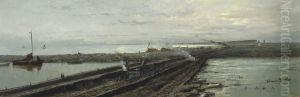 Building the new harbour at Enkhuizen