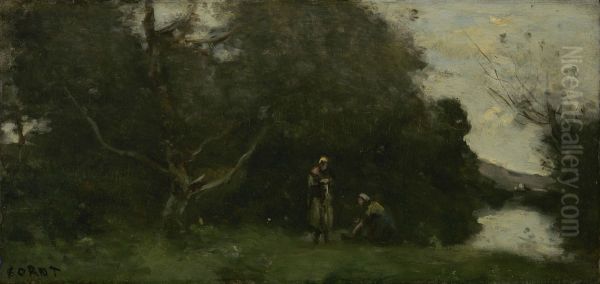 Meadow by the water - view 1