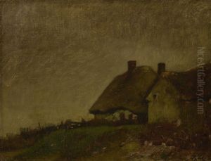 Norman cottages by Jules Dupre