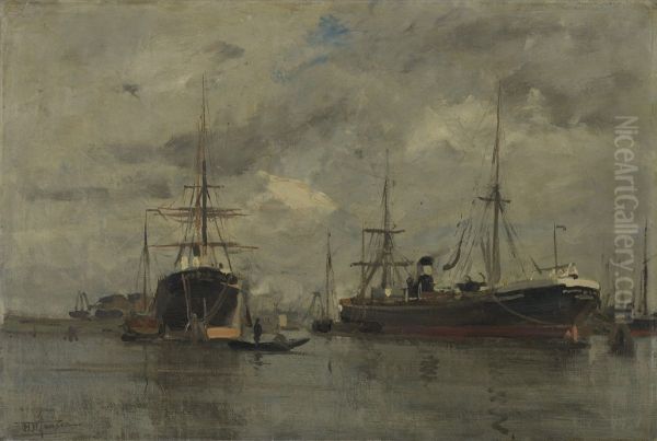 In the docks (Amsterdam) - view 1