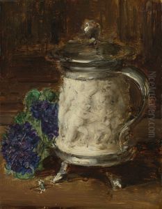 Still life with beer jug Still life with beer jug