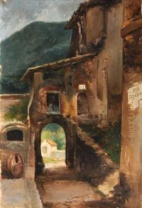 Scorcio Di Paese by A. Canella