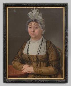 Portret van Sara Johanna van Hogendorp by Narcisse Garnier