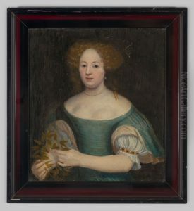Portrait of an unknown woman by Geldersch Landschap en Kasteelen