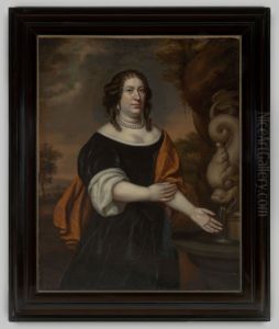 Portrait of an unknown woman by Geldersch Landschap en Kasteelen