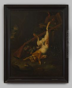 Jachtbuit met dode haas Jachtbuit met dode haas