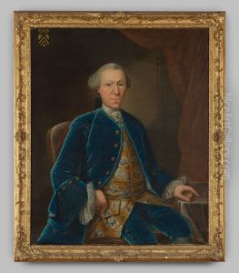 Portret van Coenraad Willem van Haersolte by Arnold Kaldenbach