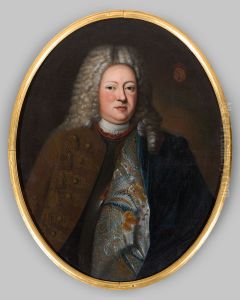 Portret van Reinier Johan van Stepraedt by Geldersch Landschap en Kasteelen