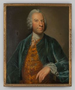 Portrait of Alexander Diederik des H.R. Rijksbaron van Spaen (1710-1764) by Pierre Frederic de la Croix