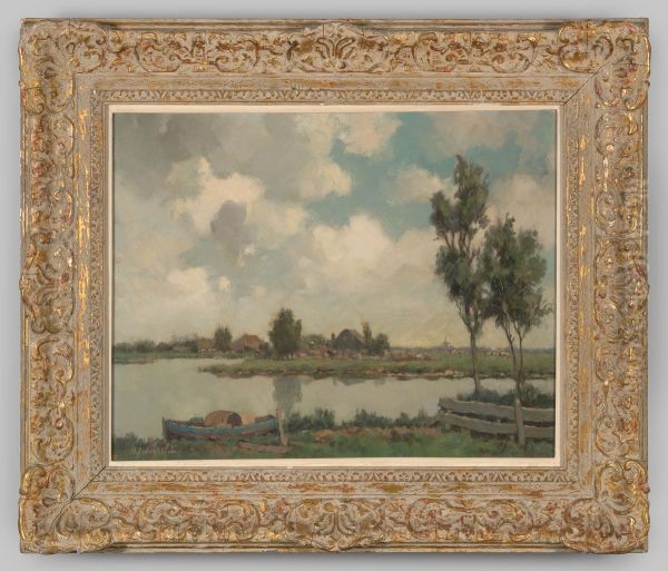 Polderlandschap met boerderijen - view 1